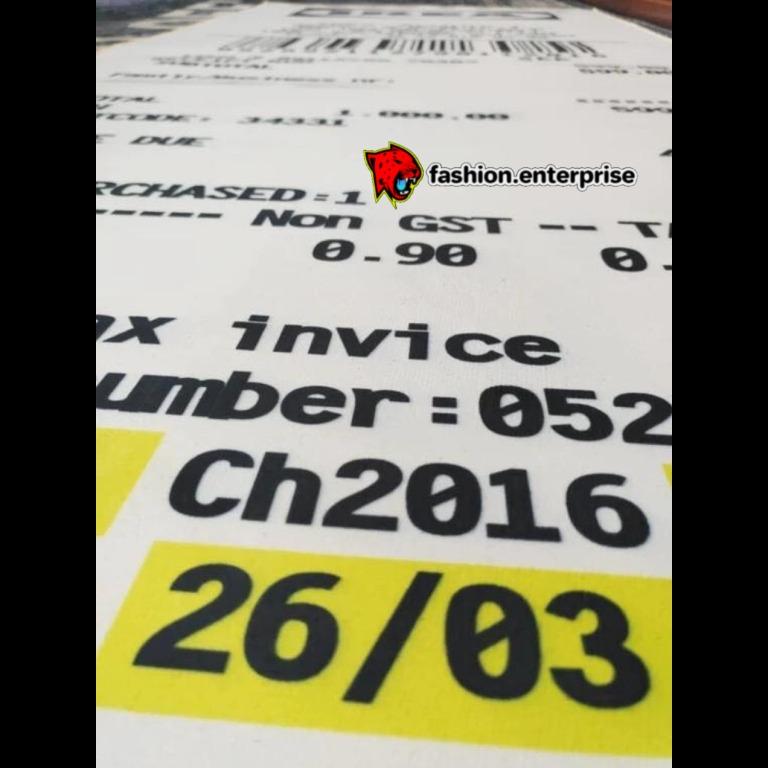 Virgil Abloh x IKEA MARKERAD RECEIPT Rug