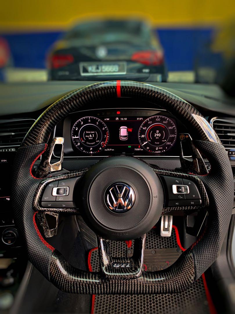 Mk7 gti carbon fiber deals steering wheel