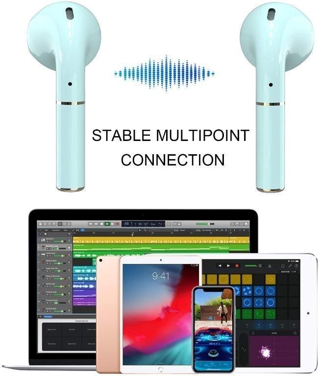 Wireless Headphones ACADGQ Bluetooth 5.0 Earbuds Wireless In Ear Headphone 24H Playtime Deep Bass 3D Stereo True Wireless Earphones with Mic