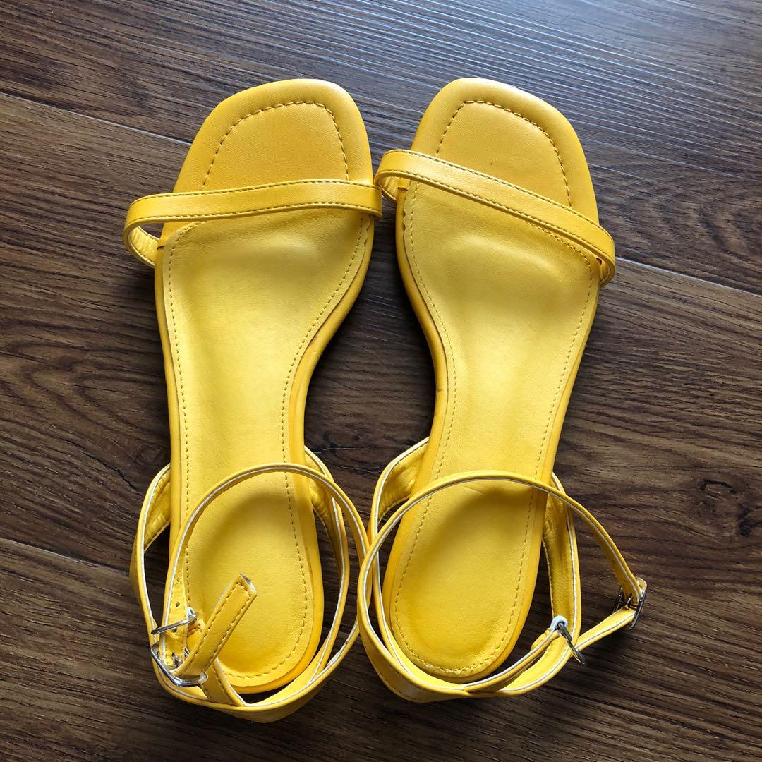 Cheap store yellow sandals