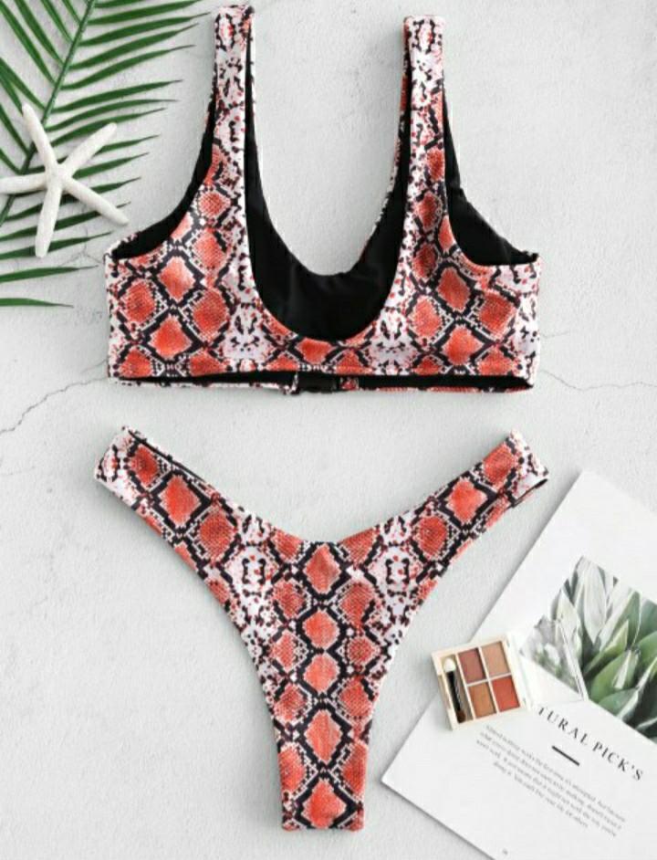 Snakeskin buckle bikini new arrivals