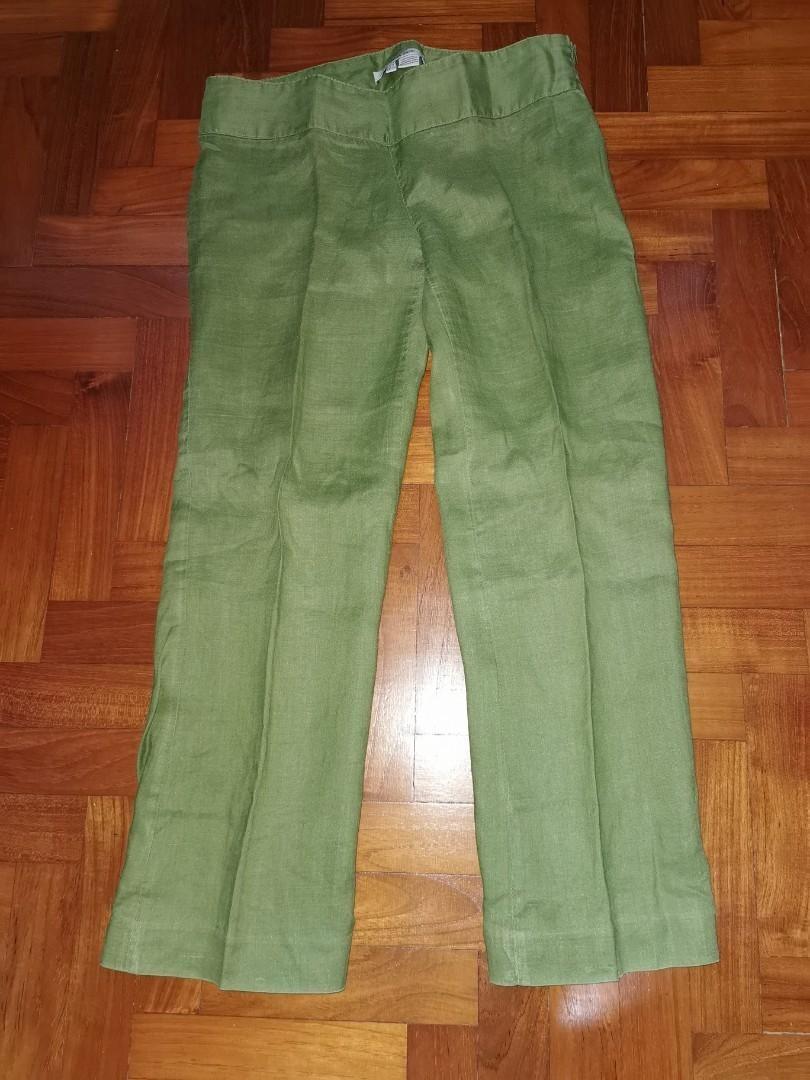Linen blend capris Clearance