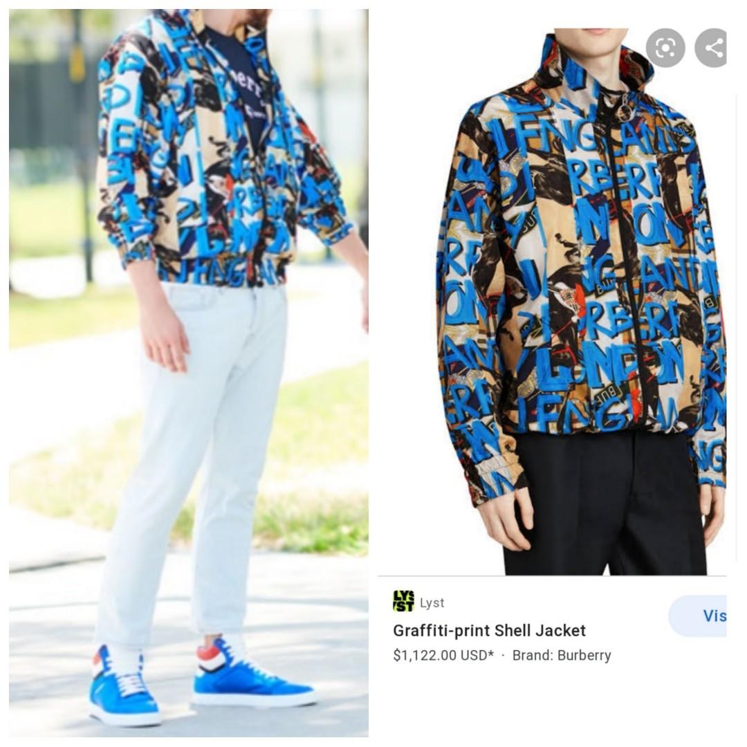Burberry graffiti jacket discount