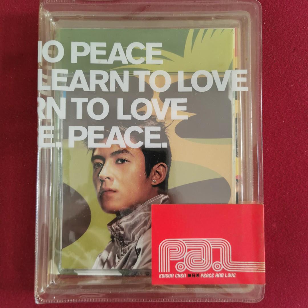95%new 陳冠希EDISON CHEN PEACE AND LOVE 專輯CD / 2001年英皇