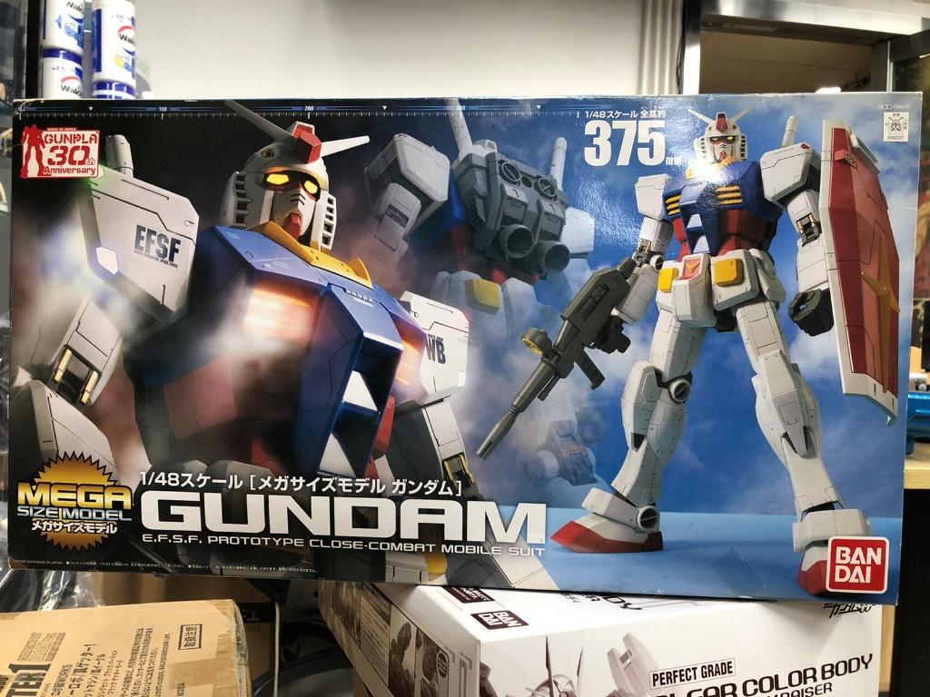 全新 盒殘 Mega Size Rx-78 Rx78 1/48 Gundam, 興趣及遊戲, 玩具 & 遊戲類 - Carousell