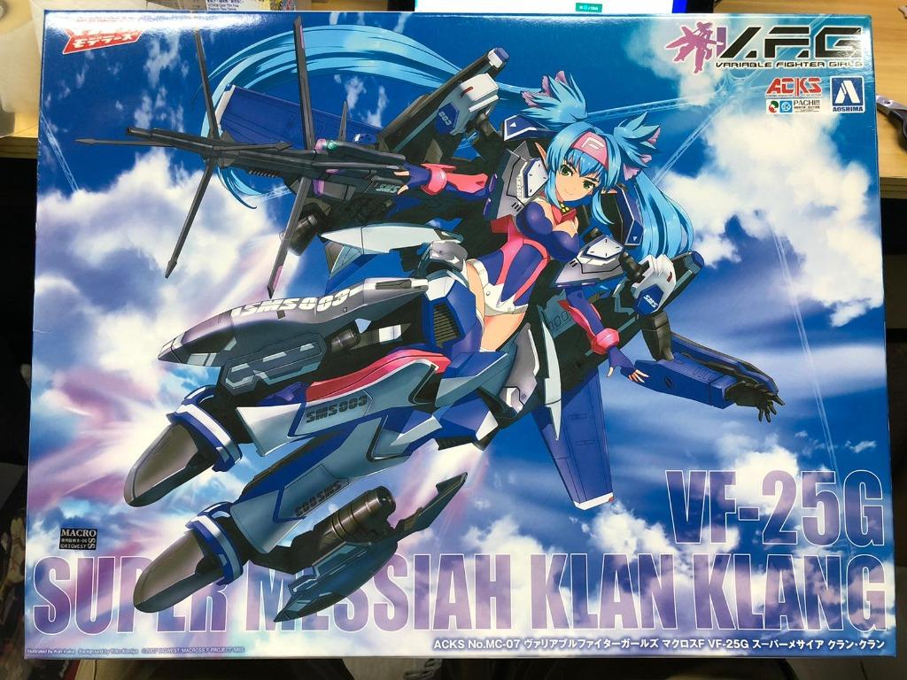 全新現貨vfg Acks Aoshima Vf 25g 超時空要塞macro Variable Fighter Girls Super Messiah Klan Klang Macross 玩具 遊戲類 玩具 Carousell