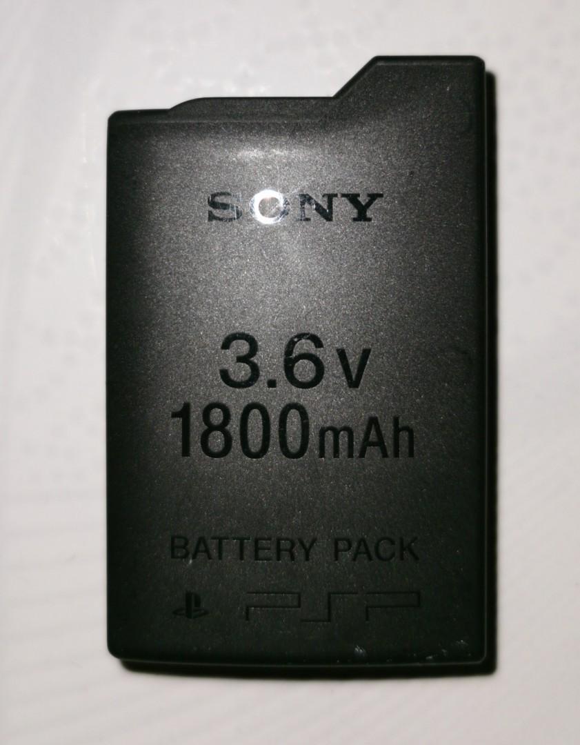 原裝正貨 SONY PSP厚機 3.6V 1800mAH PSP 1006 PSP110 PSP 1000 電池, 電子遊戲, 電子遊戲機, PlayStation Carousell