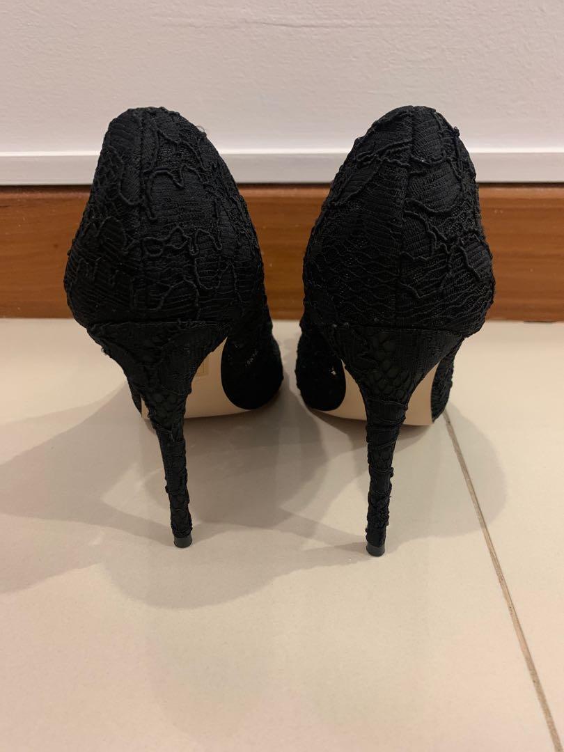 ALDO LACE DRESS HEELS BNWOB SIZE 37.5 Women s Fashion Footwear
