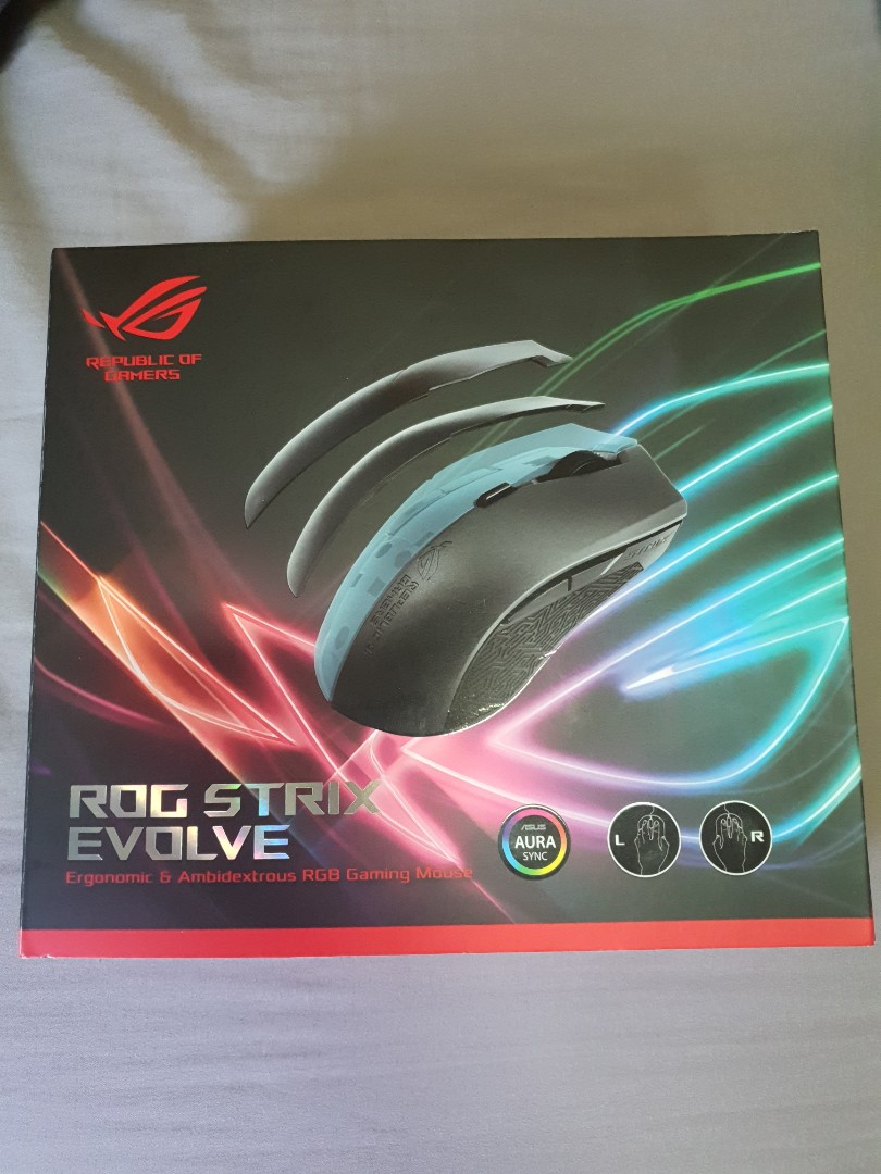ASUS ROG STRIX Evolve Gaming Mouse, Computers & Tech, Parts