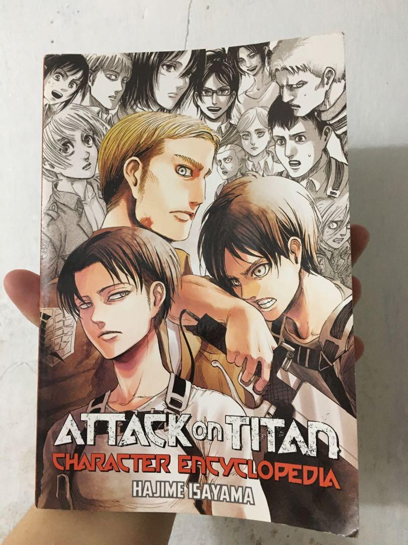 Manga Attack On Titan Character Encyclopedia Aot Snk Shingeki No Kyojin Books Comics Manga On Carousell Set in an alternative universe about a century. manga attack on titan character