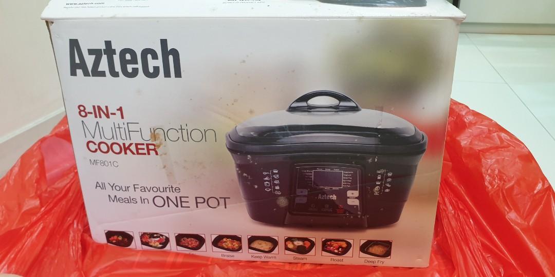 Aztech 8 in 1 multi function cooker MF801C TV Home Appliances Kitchen Appliances Cookers on Carousell
