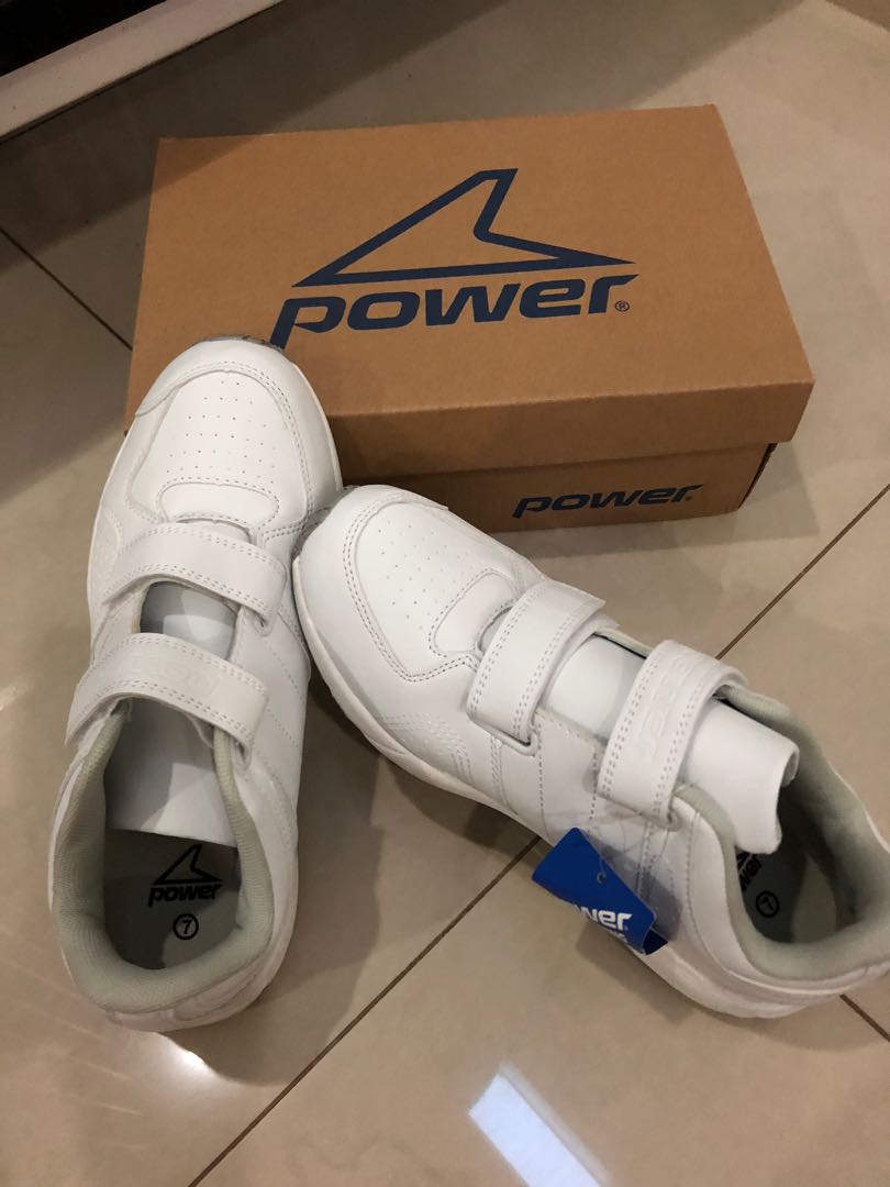Bata power hotsell white school shoes