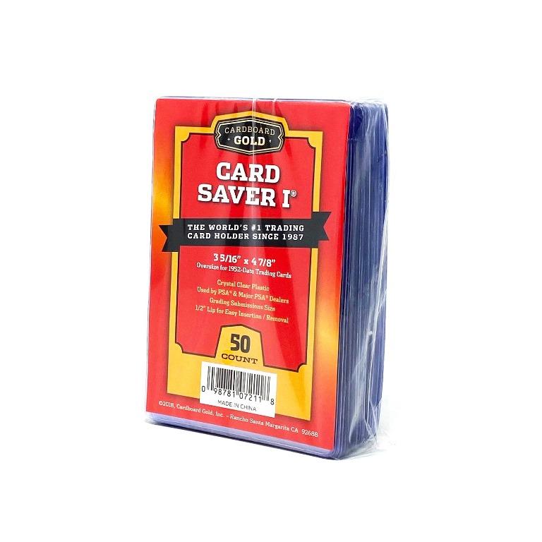Cardboard Gold Card Saver 1 Semi Rigid Card Holder PSA / BGS / CGC ...