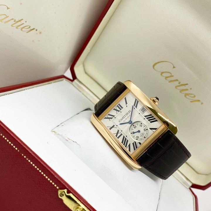Cartier tank cheap mc rose gold