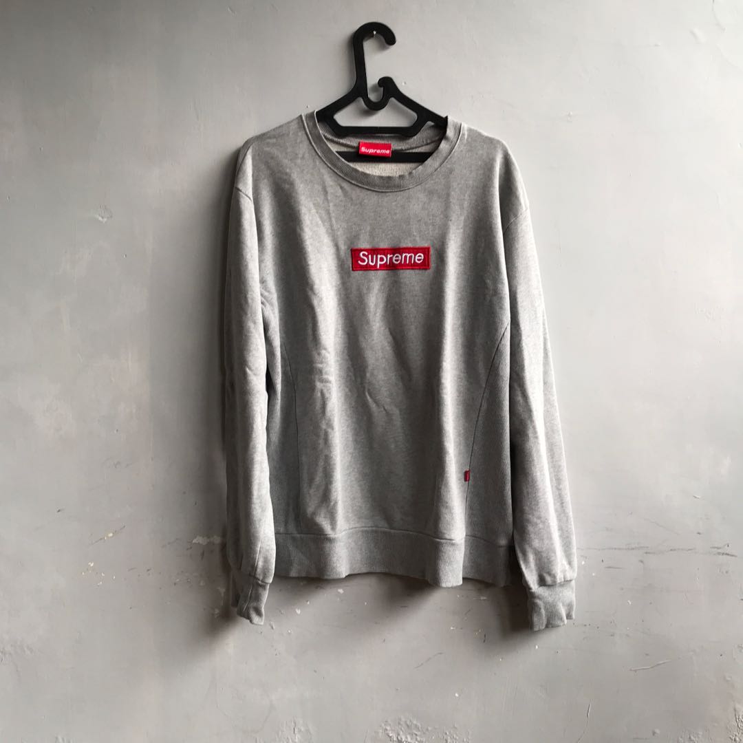Fake supreme box logo crewneck cheap