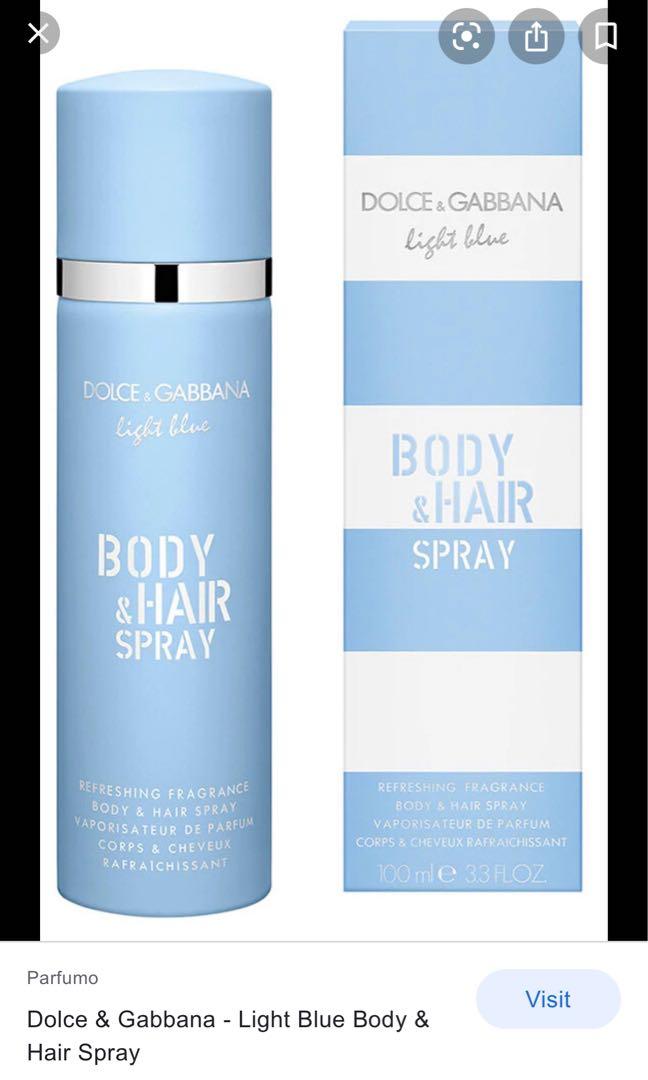 dolce & gabbana light blue body & hair mist