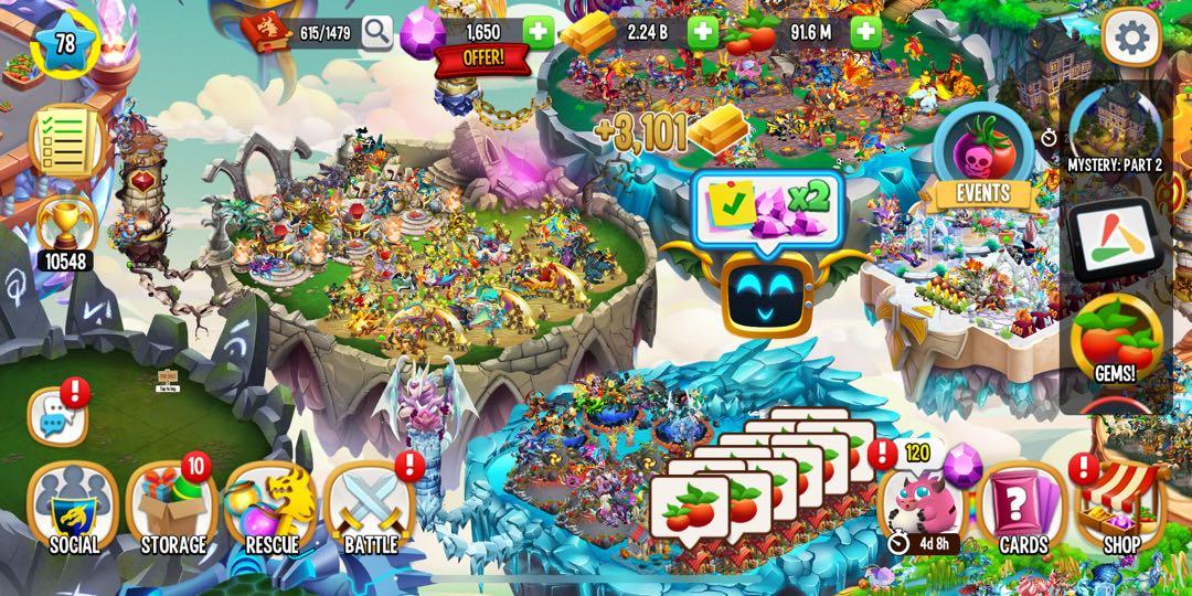 dragon city account, Video Gaming, Gaming Accessories, Game Gift Cards