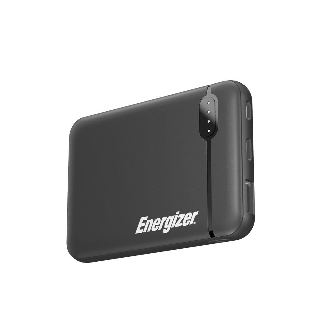 Energizer Powerbank (Category: Chargers) located in Manila. Submitted by rain_manoy (Listing ID 1074978937, Image 2). Description: Brand New With complete packaging! Bought for P600 5000mah For USB and USB-C comes with charging cable Handy, portable - fits i your pocket Lightweight at 102g! Definitely safe Stops charging once full Fast charging.