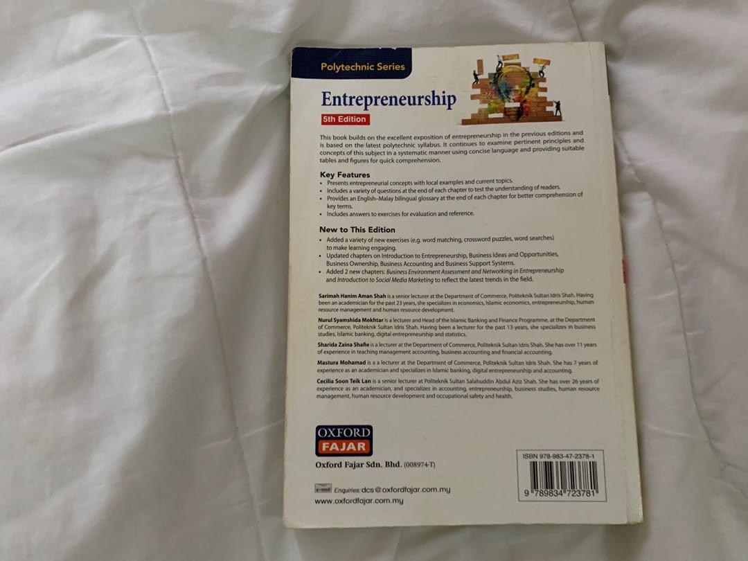 Entrepreneurship book, Hobbies & Toys, Books & Magazines ...