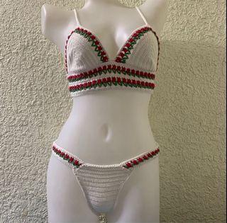 Floral Bikini  Bohemian Crochet Top
