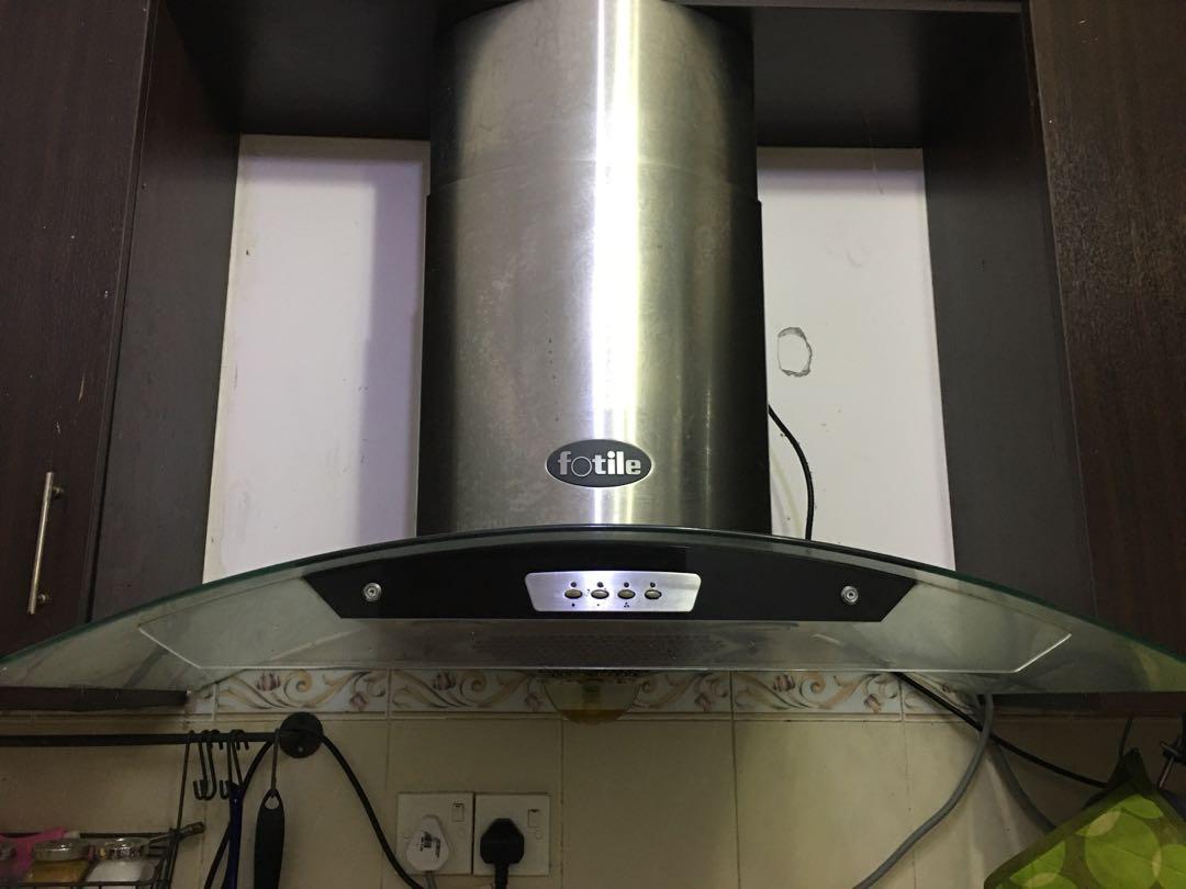 Fotile 2 burner cooker hob and hood, TV & Home Appliances, Kitchen Appliances, Hobs & Hoods on