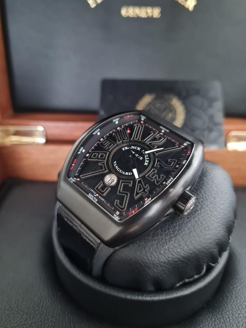 Franck Muller Vanguard Titanium Black V45 44 x 53mm Automatic