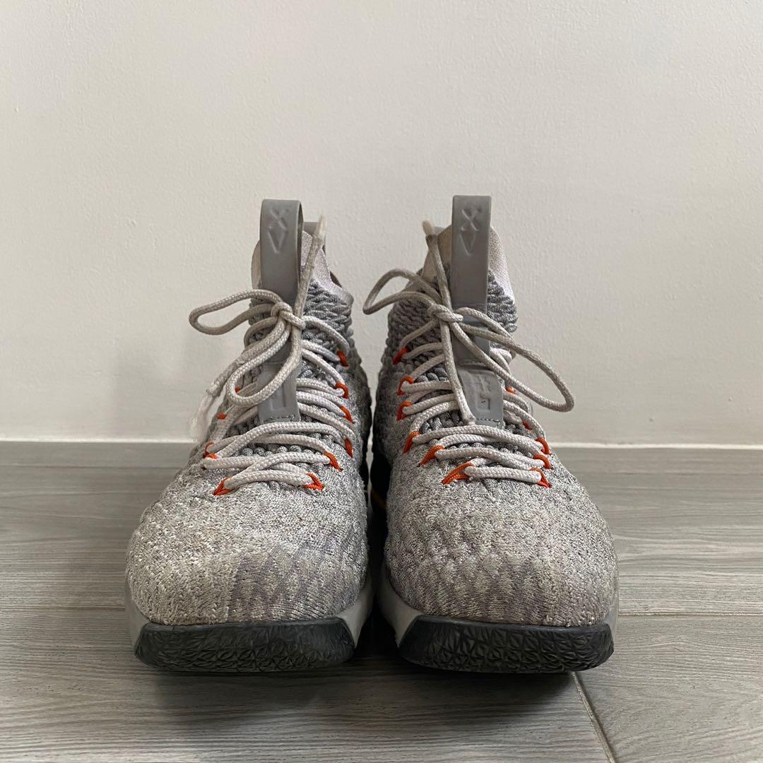 Gray Lebron 15 Wolf Gray Kids Babies Kids Babies Kids Fashion on Carousell