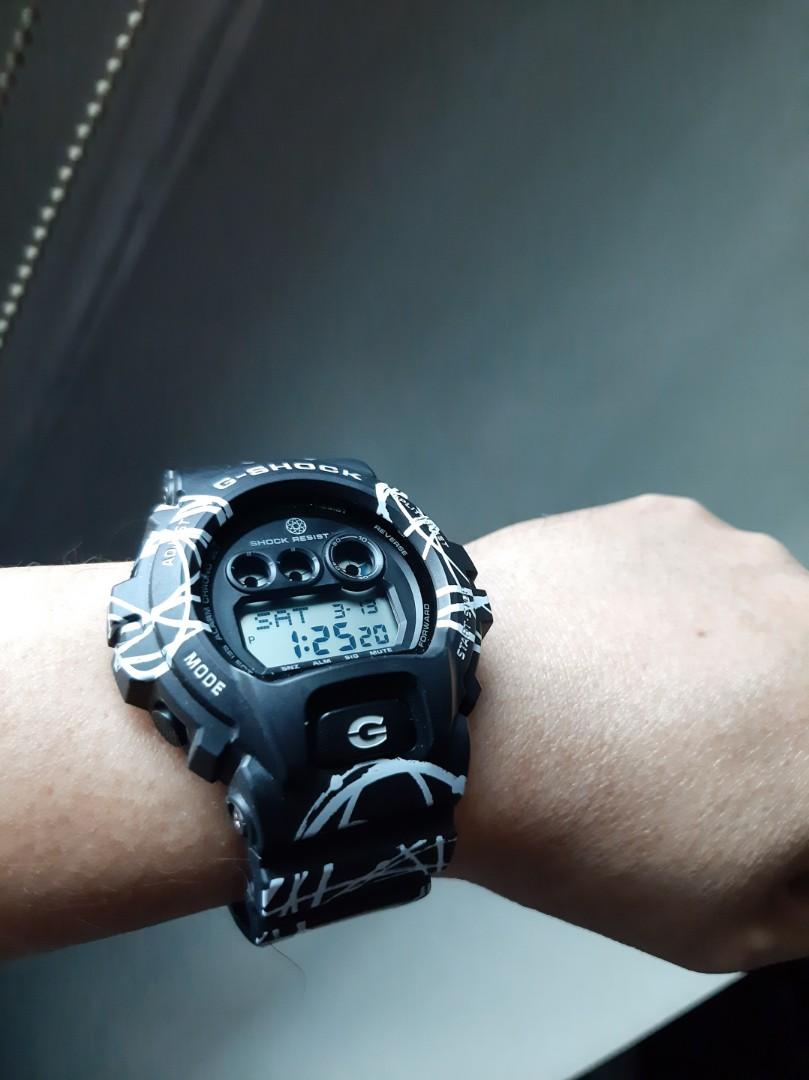 G-shock x Futura (Category: Men's Watches) located in Makati City. Submitted by doctord (Listing ID 1074890190, Image 2). Description: Like new GDX6900FTR-1 atomic pattern Casio G-shock. Collab with graffiti artist Futura limited edition. Complete set..