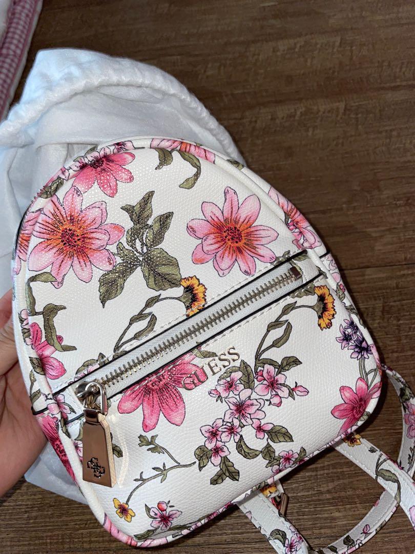 Guess floral mini backpack on sale
