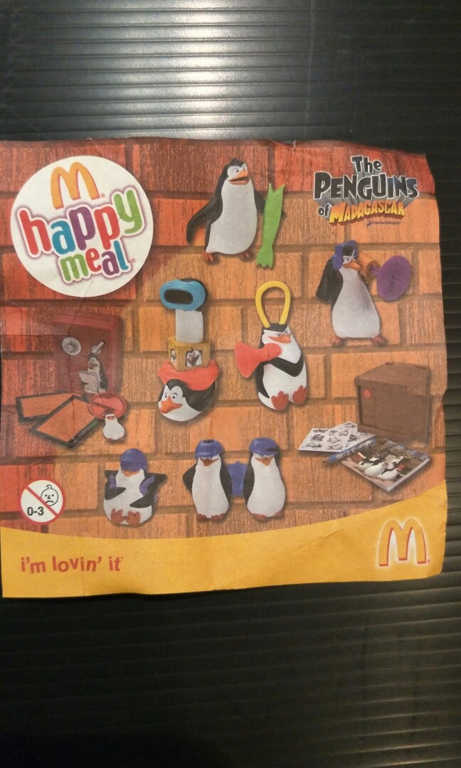 The Penguins from Madagascar McDonald's Happy Meal, Hobbies & Toys