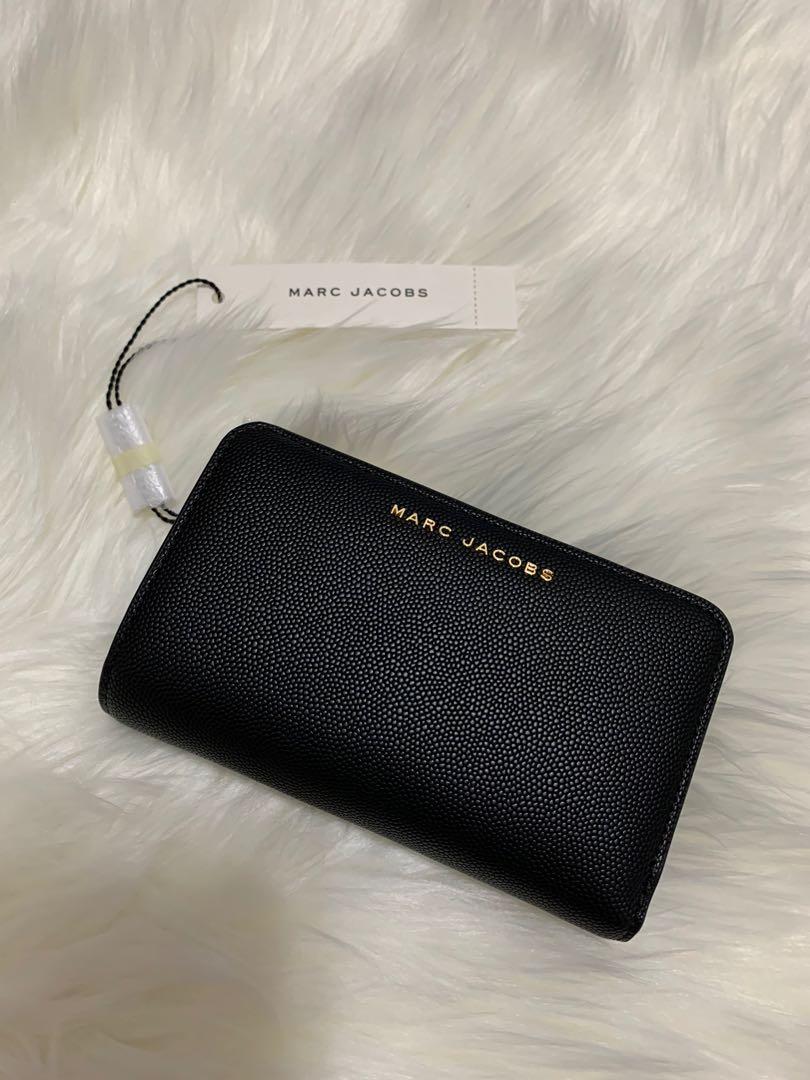 Marc Jacobs Medium Bifold Wallet Black