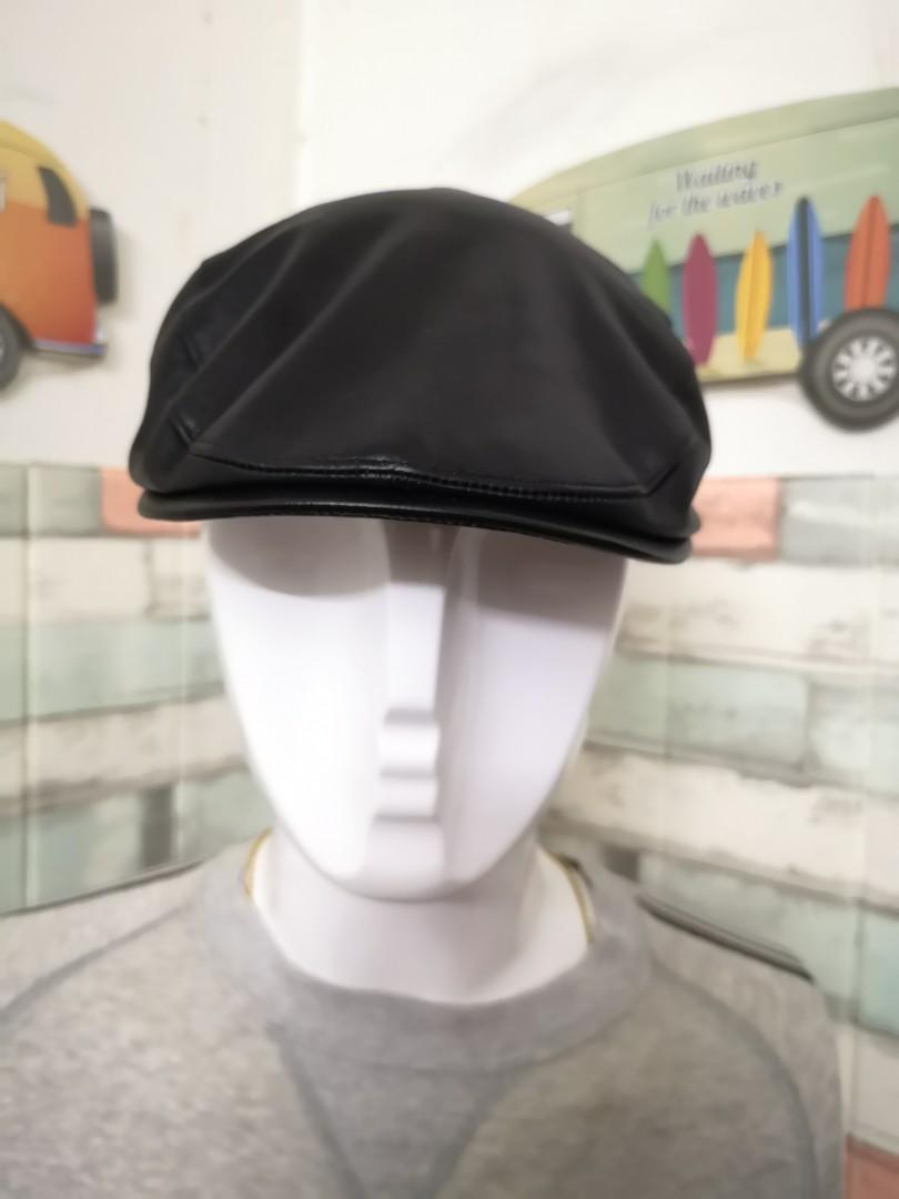 Kangol Leather Baretta /flat hat