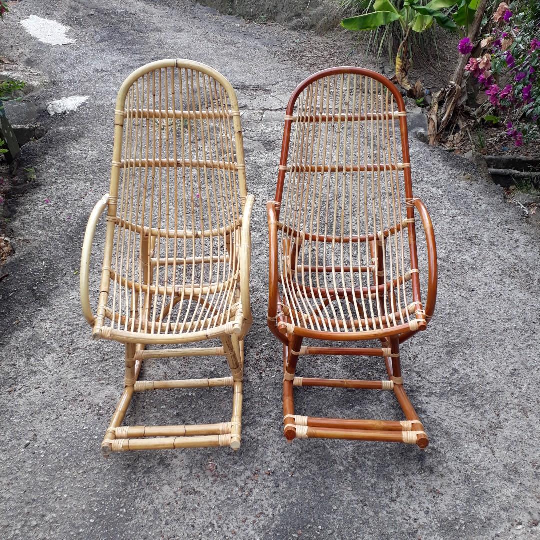 Free Shipping Kerusi Malas Kerusi Goyang Rotan Home Furniture Others On Carousell