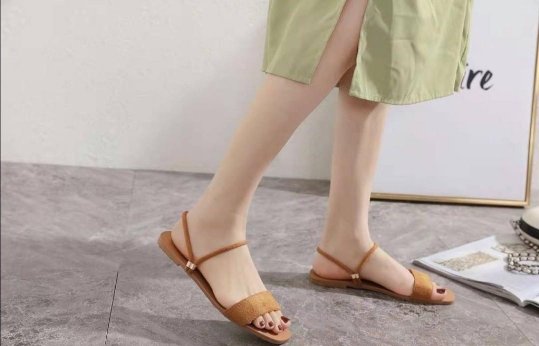 Korean flat sandals shopee deals