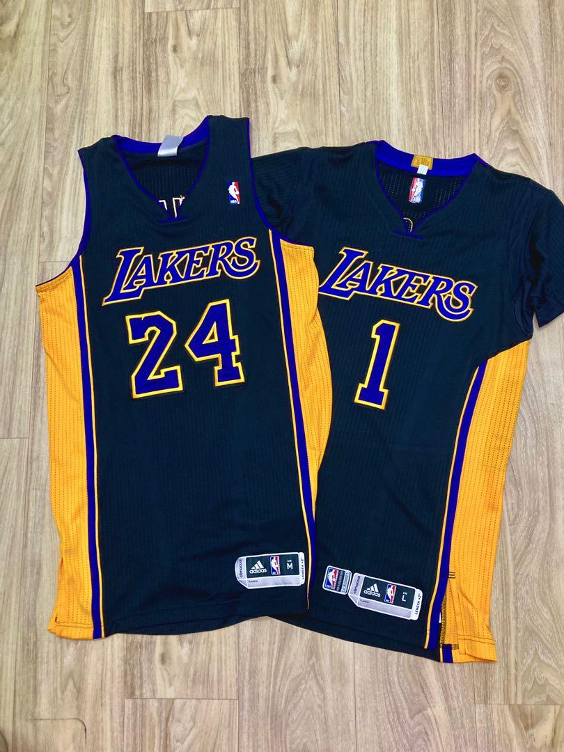 Lakers hollywood 2025 nights jersey russell