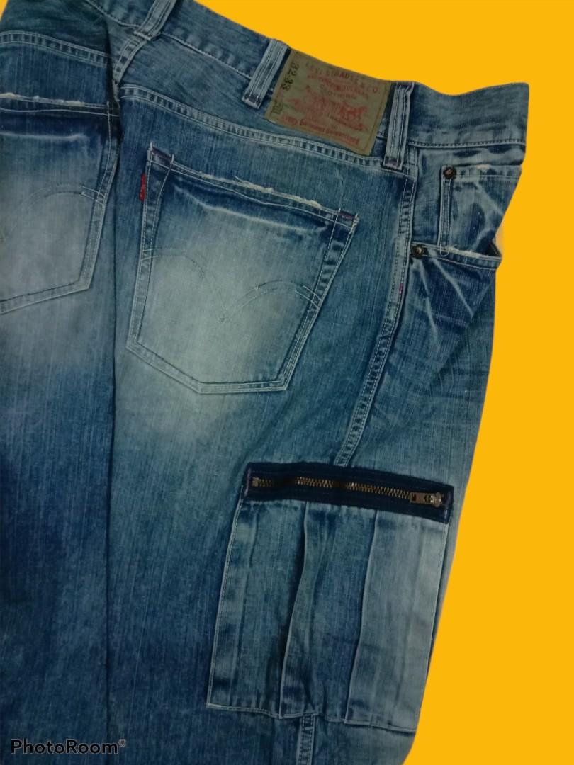 Levis 503 cargo pants denim jeans, Men's Fashion, Tops & Sets, Formal ...
