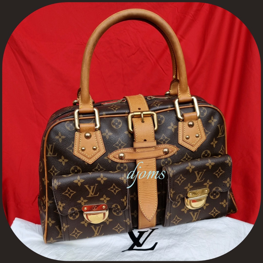 LV Monogram Manhattan PM bag, Luxury, Bags & Wallets on Carousell