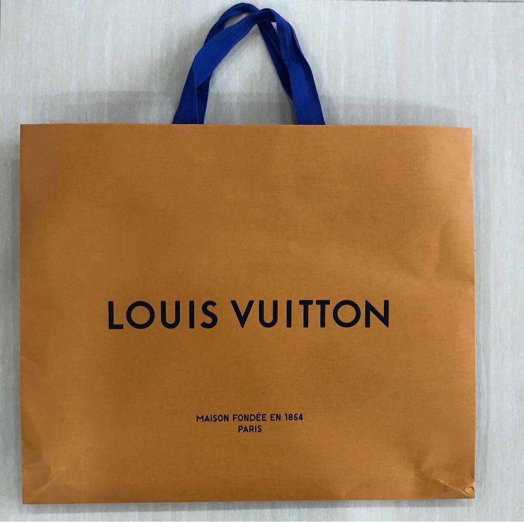 Louis Vuitton LOUIS VUITTON shop bag shopper 1 sheet A set orange sub bag  wrapping paper bag