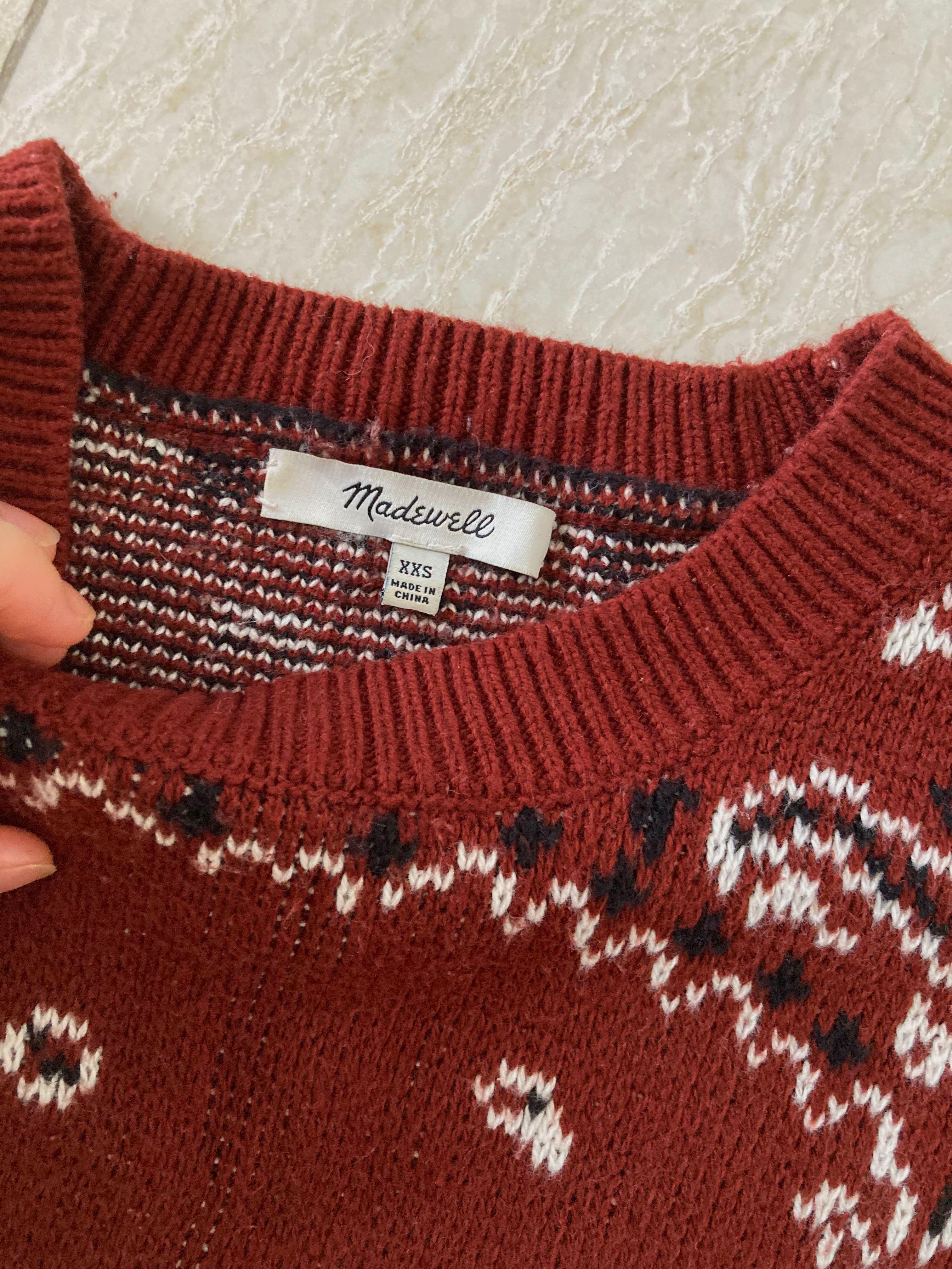Madewell bandana pullover sweater hotsell
