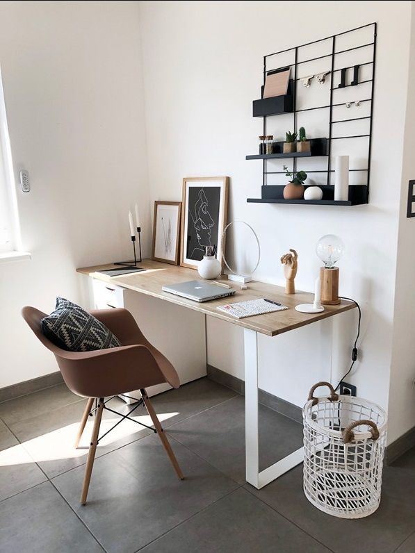 Mahogany table top,alex drawer,steel desk, Furniture