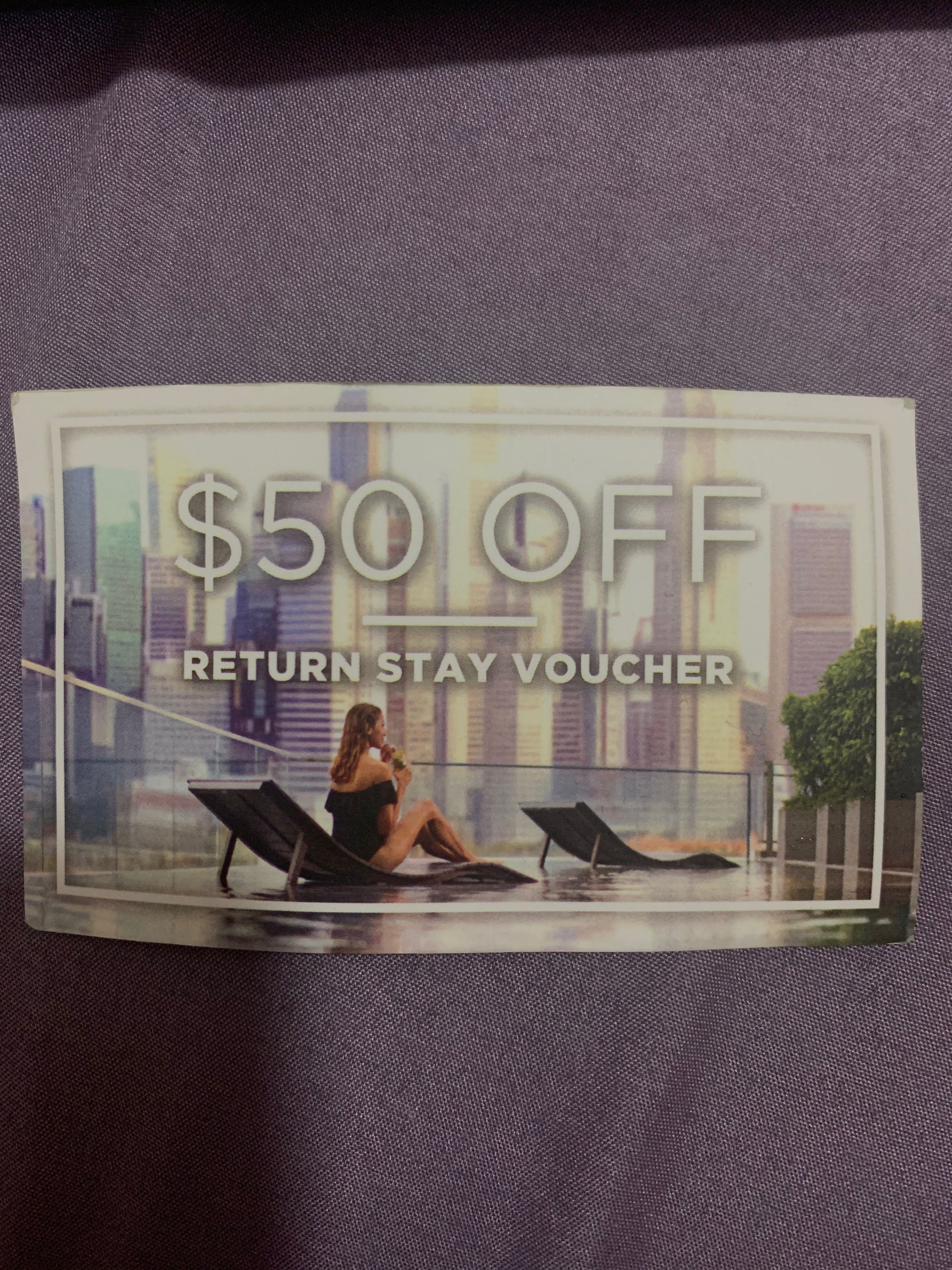 Marriott 50 Voucher, Tickets & Vouchers, Vouchers on Carousell