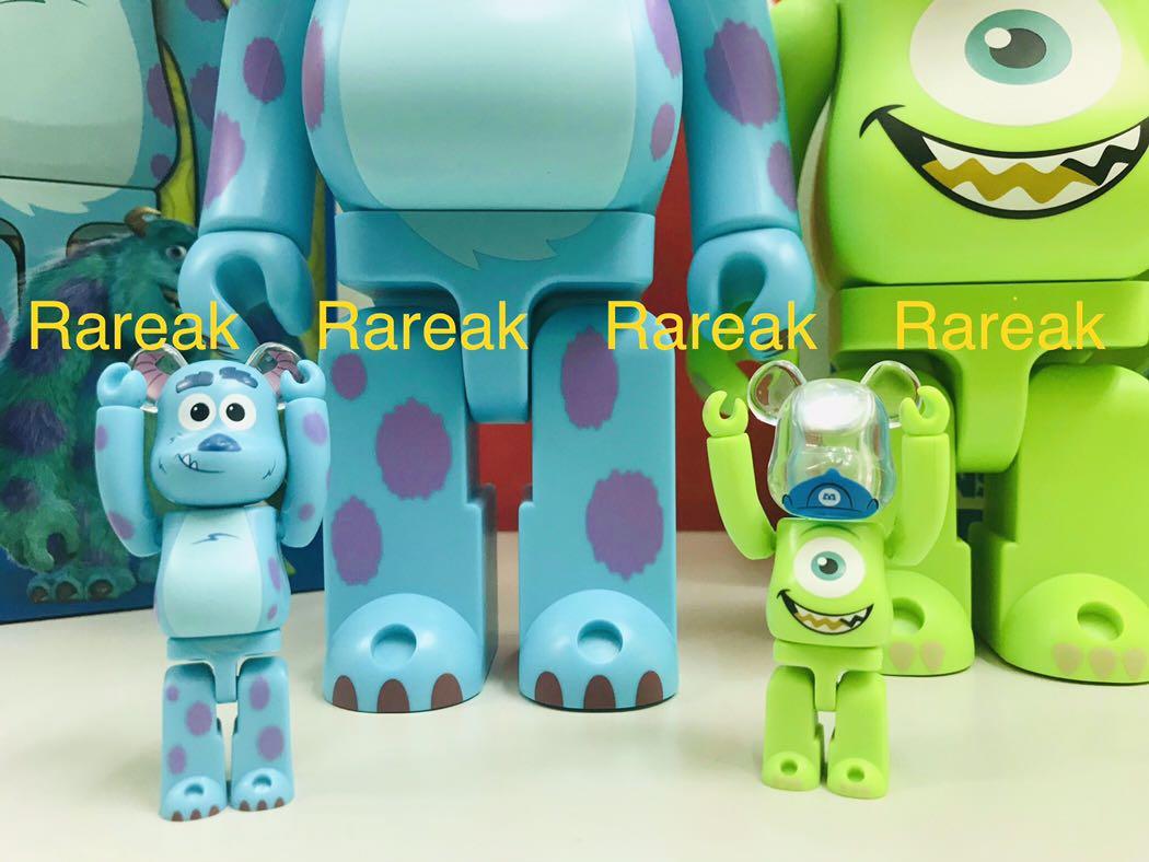 Disney - BE@RBRICK SULLEY／MIKE 100% &amp; 400% セット販売 BE@RBRICK 1000% & 400%+100% DISNEY/PIXAR : Monsters, Inc