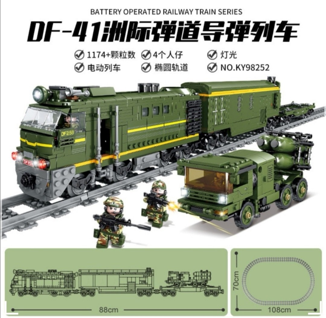 Lego sales army train