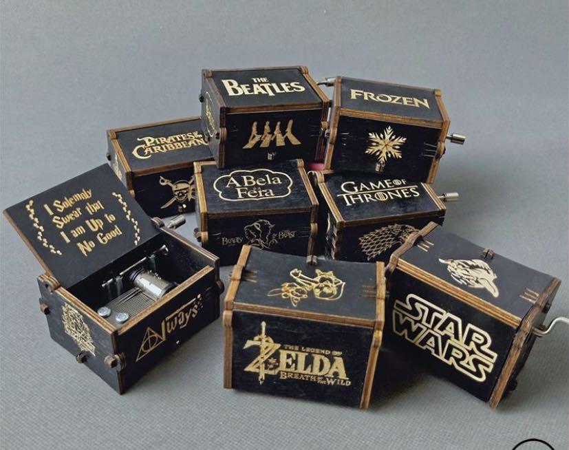 Mini Music Box Harry Potter Frozen Beauty and the Beast The Beatles