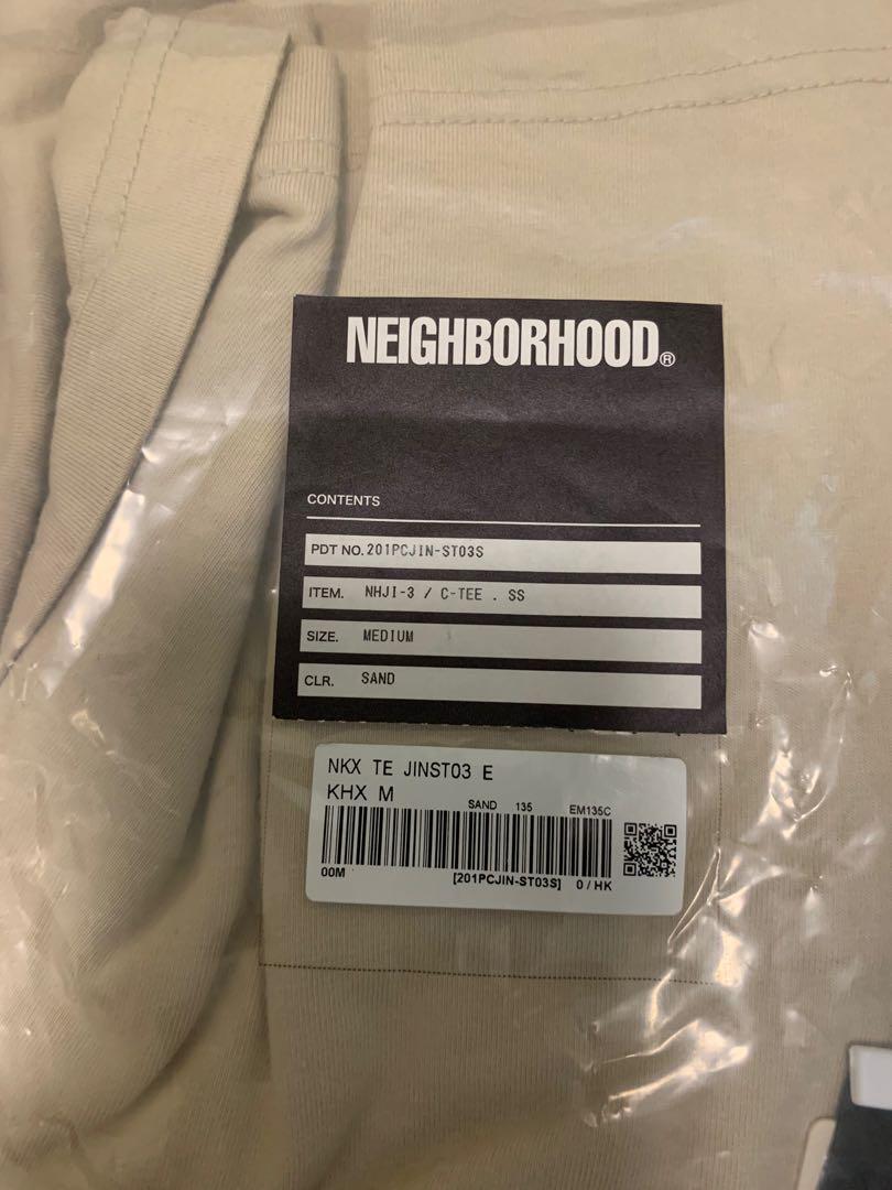 Neighborhood Jun Inagawa Tee Size M Beige, 男裝, 外套及戶外衣服