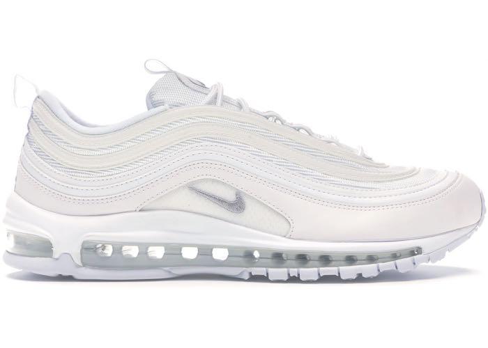Nike Air Max 97 Triple White Wolf Gray Men s Fashion Footwear
