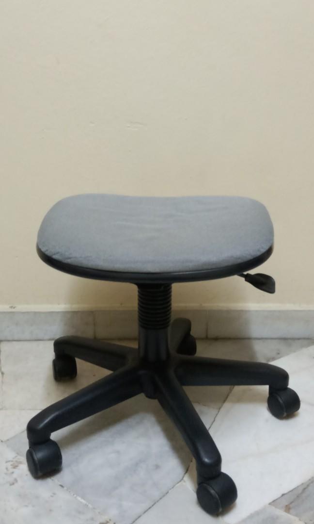 Office chair without backrest Furniture Home Living Furniture