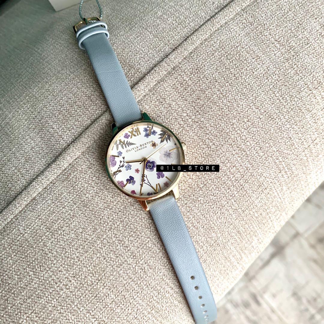 Olivia Burton Artisan Vegan Chalk Blue Gold