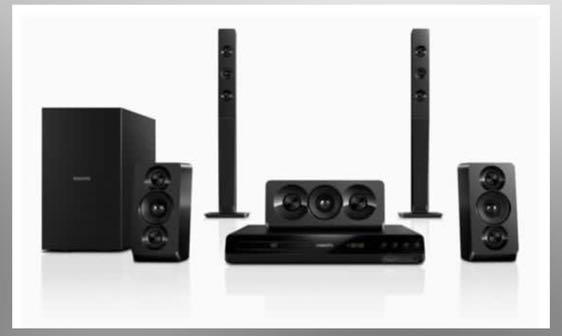Philips 5.1 Home Theater Audio Soundbars Speakers Amplifiers