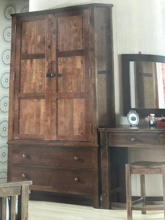 Picket & Rail Solid Wood Wardrobe, Furniture, Others on Carousell